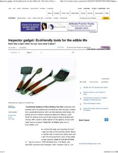 Inspector gadget: Ecofriendly tools for the edible life | The News-Press | ...  1 of 3 JOBS