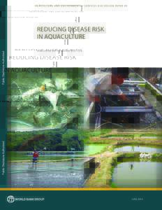 Public Disclosure Authorized  REDUCING DISEASE RISK IN AQUACULTURE WORLD BANK REPORT NUMBERGLB