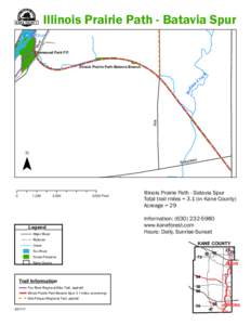 Illinois Prairie Path - Batavia Spur  Riv er  Fox River