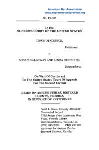 Lemon v. Kurtzman / County of Allegheny v. American Civil Liberties Union / Establishment Clause / McCreary County v. American Civil Liberties Union / Lynch v. Donnelly / Edwards v. Aguillard / Abington School District v. Schempp / American Civil Liberties Union / Endorsement test / Separation of church and state / Ten Commandments / First Amendment to the United States Constitution