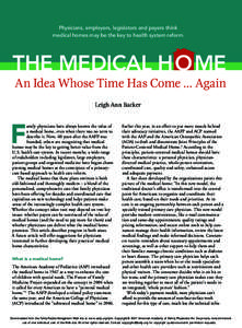 Primary care / General practice / Medical home / American Academy of Family Physicians / Health economics / Health care / Concierge medicine / Patient Centered Primary Care Collaborative / Electronic health record / Medicine / Health / Healthcare