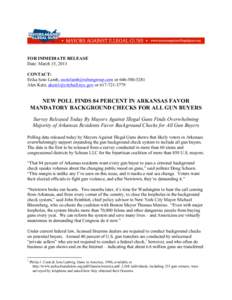 FOR IMMEDIATE RELEASE Date: March 15, 2013 CONTACT: Erika Soto Lamb,  orAlex Katz,  or