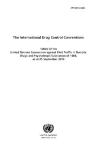 The International Drug Control Conventions