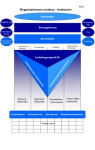 Bilag 2  Organisationens struktur - funktioner Bestyrelse Budget & salg