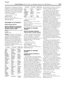 Federal Register / Vol. 64, No[removed]Thursday, January 21, [removed]Notices information on respondents, including through the use of automated collection techniques or other forms of information technology; and (e) estimat