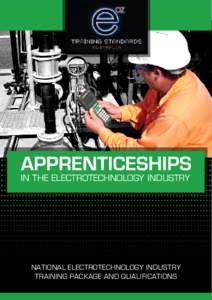 Apprenticeship / Internships / Labor / Registered training organisation / Department of Education /  Employment and Workplace Relations / Training package / Education / Alternative education / Vocational education