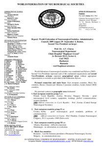 22. Report of Second VicePres. Prof Ciurea