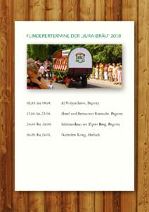 FLI NDERERTERMI NEDER„ J URABRÄU“2018