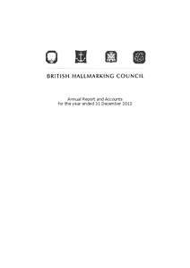 Annual Report and Accounts for the year ended 31 December 2012 Annual Report and Accounts for the year ended 31 December 2012