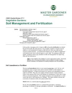 Colorado Master Gardener Training