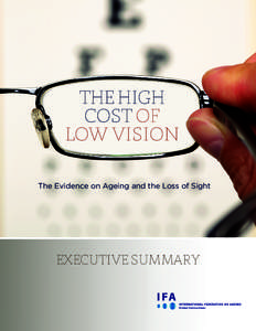Health / Low vision / Macular degeneration / AMD Alliance International / Visual impairment / Vision loss / Ageing / Disability / Ophthalmology / Vision / Population
