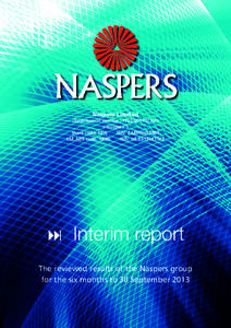 Naspers Limited (Registration number: ) (”Naspers”) Share code: NPN ISIN: ZAE000015889 LSE ADS code: NPSN