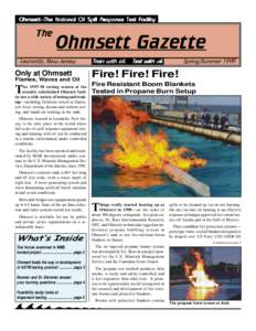Ohmsett-The National Oil Spill R esponse TTest est FFacility acility Ohmsett--The Response