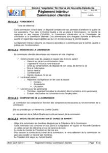 INST-QUA-DO-05-2 Réglement intérieur Commission Clientéle.…慭瀻