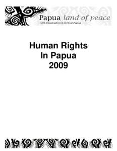 Human Rights Report Papua 2009