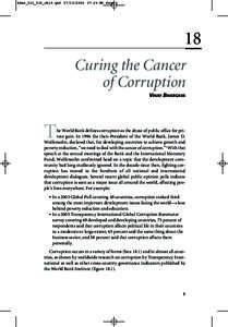 bhar_001_030_ch18.qxd[removed]:29 PM Page[removed]Curing the Cancer of Corruption VINAY BHARGAVA