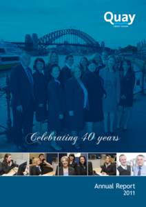 Celebrating 40 years  Annual Report 2011
