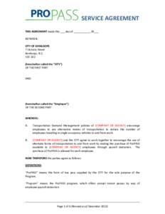 Microsoft Word - ProPASS Service Agreement.REVISED DECEMBER 2013.docx