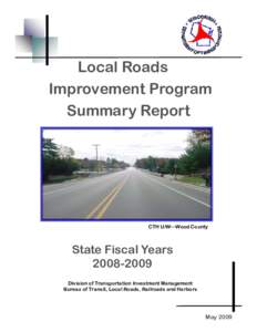 Local Roads Improvement Program Summary Report[removed]WisDOT