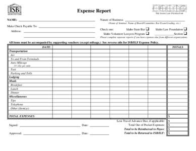 Microsoft Word - Expense Report Form[removed]