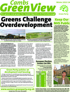 Cambs  GreenView The green newspaper for Cambridgeshire & Peterborough  Winter[removed]