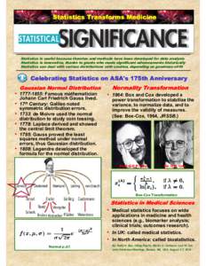 Data analysis / Transforms / Statistical models / Normal distribution / Power transform / Carl Friedrich Gauss / Normal curve equivalent / Central limit theorem / Statistics / Information / Science