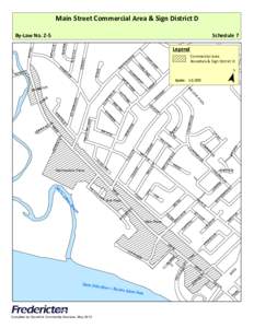 Main Street Commercial Area & Sign District D  Compiled by Growth & Community Services, May 2013 LD NA