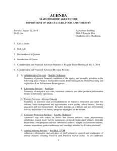 Agriculture ministry / Agriculture / Oklahoma State University–Stillwater / Government of Oklahoma / Oklahoma Department of Agriculture /  Food /  and Forestry / Government / Oklahoma / United States Department of Agriculture