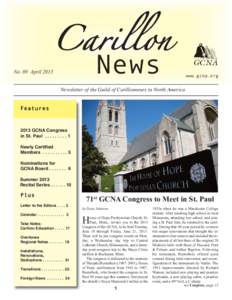 Carillon News 89 letter:CN88
