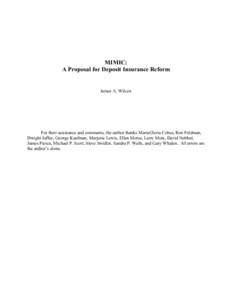 Financial services / Financial regulation / Bank regulation in the United States / United States federal banking legislation / Banking in the United States / Deposit insurance / Donna Tanoue / Savings and loan association / Savings and loan crisis / Financial institutions / Federal Deposit Insurance Corporation / Finance