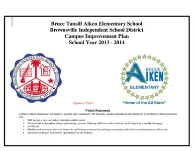 Bruce Tansill Aiken Elementary School F Brownsville Independent