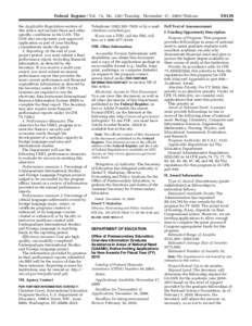 Office of Postsecondary Education; Overview Information; Graduate Assistance in Areas of National Need (GAANN); Notice Inviting Applications for New Awards For Fiscal Year (FY) 2010, CFDA Number 84.200A. [OPE] (PDF)