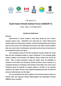 Physical oceanography / Climate / Climatology / El Niño-Southern Oscillation / Monsoon / Indian Ocean Dipole / Rain / La Niña / Monsoon of Indian subcontinent / Atmospheric sciences / Meteorology / Tropical meteorology