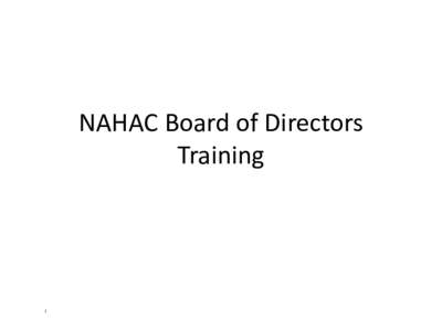 Home Means Nevada Board of Directors Training