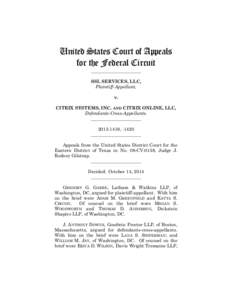 United States Court of Appeals for the Federal Circuit ______________________ SSL SERVICES, LLC, Plaintiff-Appellant,