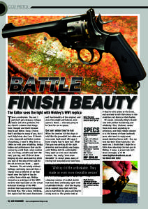 Co2 pistol  Finish Beauty The Editor sees the light with Webley’s WW1 replica  I