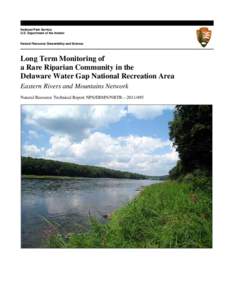 National Park Service U.S. Department of the Interior Natural Resource Stewardship and Science  Long Term Monitoring of