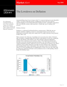 Market Alert  Sep 2010 The Lowdown on Deflation