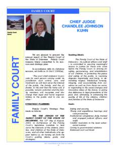 FAMILY COURT  CHIEF JUDGE CHANDLEE JOHNSON KUHN