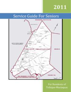 2011 Service Guide For Seniors For Residents of 0