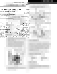 Construction Health & Safety Manual Ch 38: Poer Tools – Saws