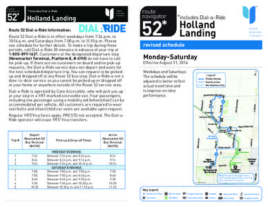 Holland Landing  *includes Dial-a-Ride * Holland