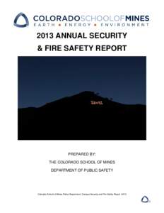 2013 Annual Security & Fire Report