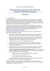 Distributed computing architecture / Cluster computing / Parallel computing / Supercomputer / Astronomy Australia Limited / Australian Square Kilometre Array Pathfinder / Swinburne University of Technology / Computer programming / Computing / States and territories of Australia / Concurrent computing