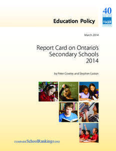 Studies in  Education Policy March[removed]Report Card on Ontario’s