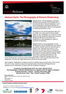 Abstract Earth: The Photography of Richard Woldendorp