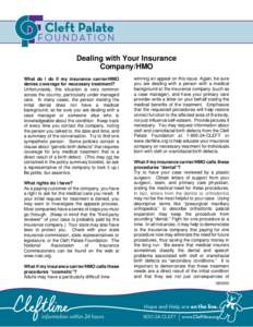 Dealing with Your Insurance