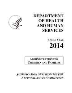 DEPARTMENT OF HEALTH AND HUMAN SERVICES FISCAL YEAR