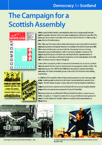 Democracy for Scotland  The Campaign for a