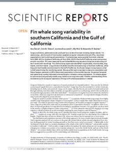 www.nature.com/scientificreports  OPEN Received: 10 March 2017 Accepted: 2 August 2017